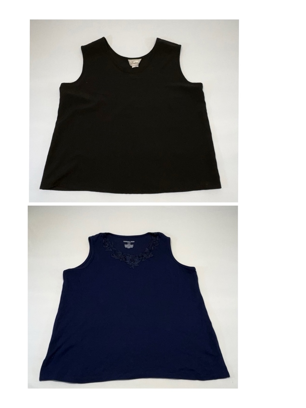 Bundle  Set of 2 Essential Tank Tops: Vintage Tradition (18) & Carol Reed (2X)